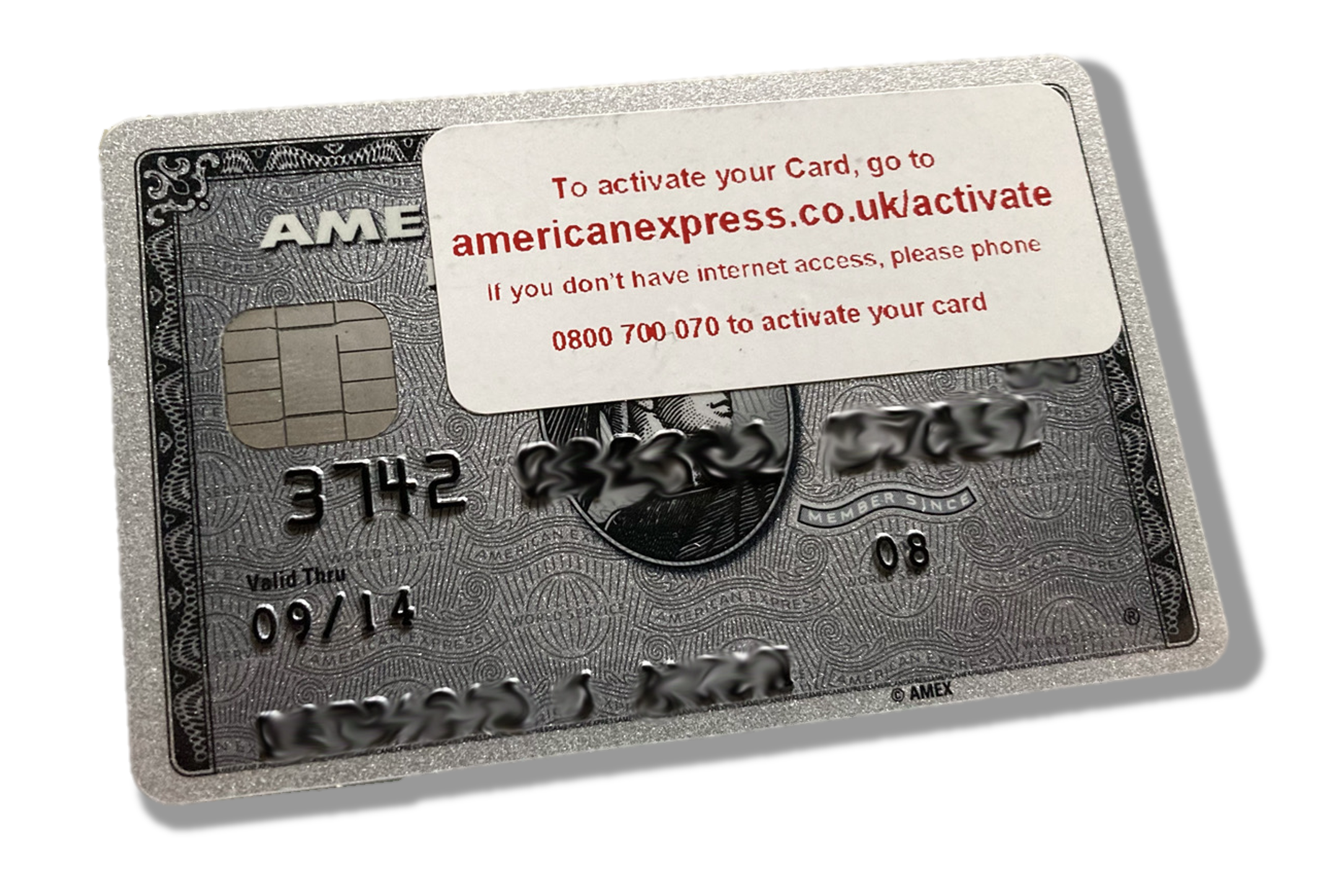 Image of an amex platinum card